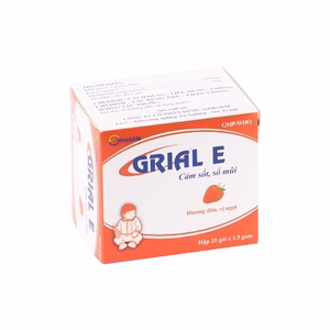 Grial E (Paracetamol 250mg + Clorpheniramin 2mg) S. Pharm (H/25 gói/1.5gr)