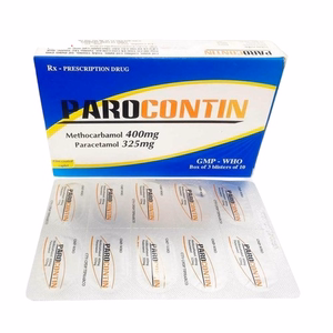 Parocontin (Methocarbamol 400mg + Paracetamol 325mg ) Tipharco (H/30v)