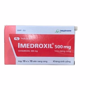 Imedroxil 500 (Cefadroxil 500mg) Imexpharm (H/100v)