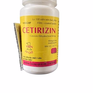 Cetirizin 10mg Thành Nam (C/100v)