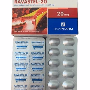 Ravastel 20 (Rosuvastatin) Davipharm (H/30v)