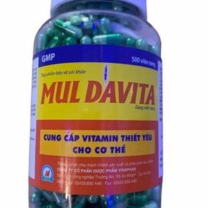 Mul Davita Vitamin Vinaphar (Chai/500V)
