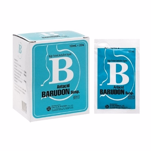 Barudon (Aluminium Hydroxide + Magnesium Hydroxide + Oxethazaine) Tai Guk Pharm (H/20 gói/10ml)