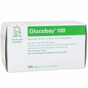 Glucobay 100mg (Acarbose) Baye (H/100v)