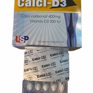 Calci-D3 (Calcium carbonate + Vitamin D3) USP (H/100V)